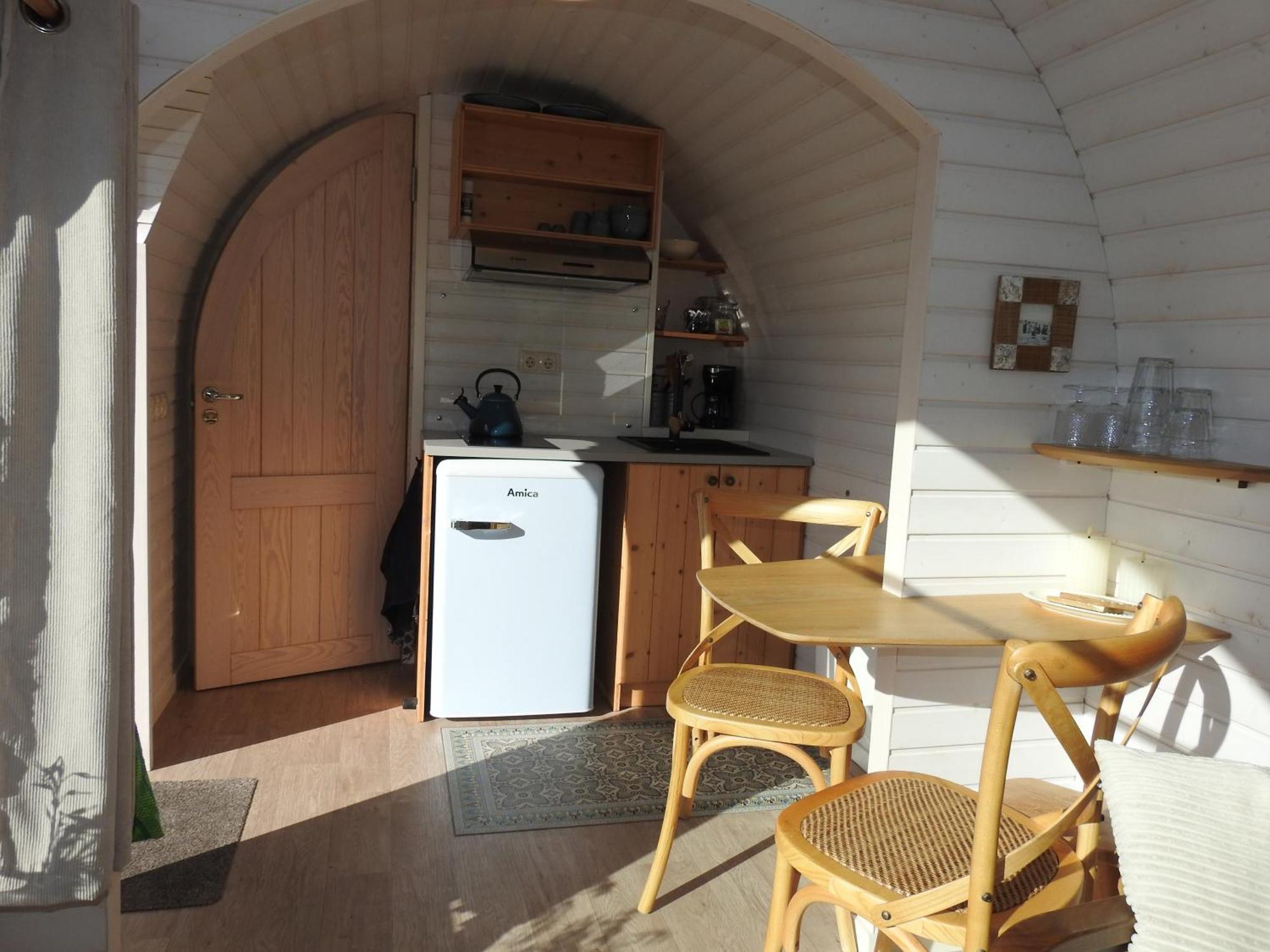 Tiny House De Boet, In Natuurgebied En Vlakbij Het Strand Каллантсог Экстерьер фото